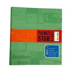 New without box Ticket Stub Diary by Chronicle Books